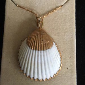 Sea Shell Gold Plated Necklace